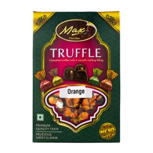 max chocolate twist truffles orange