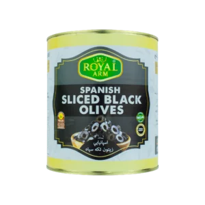 royal arm sliced black olives 3kg